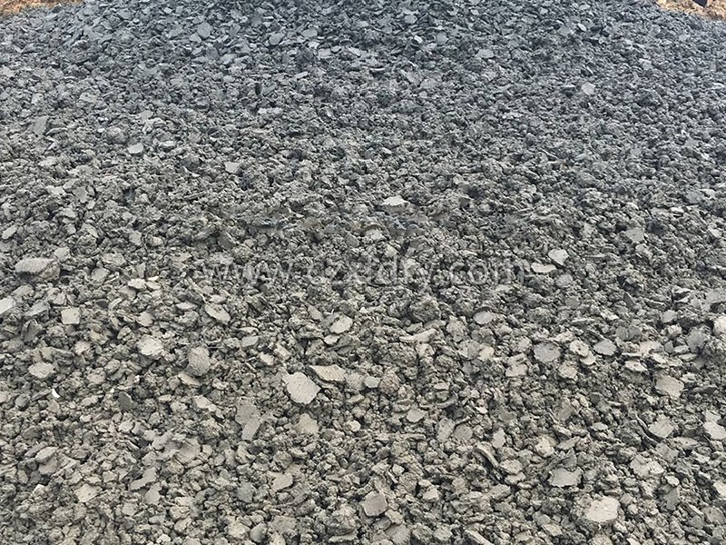 Sludge before drying